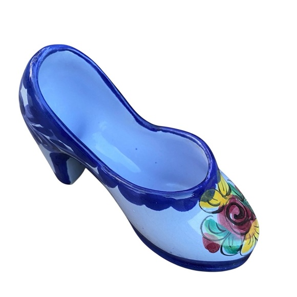 Source Unknown Other - Colorful Ceramic Shoe Decor Made in Portugal